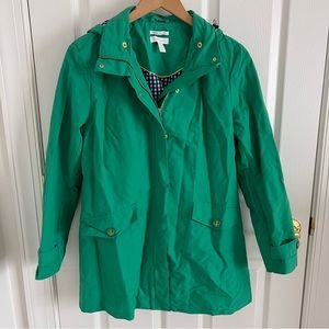 Kelly Green Raincoat
